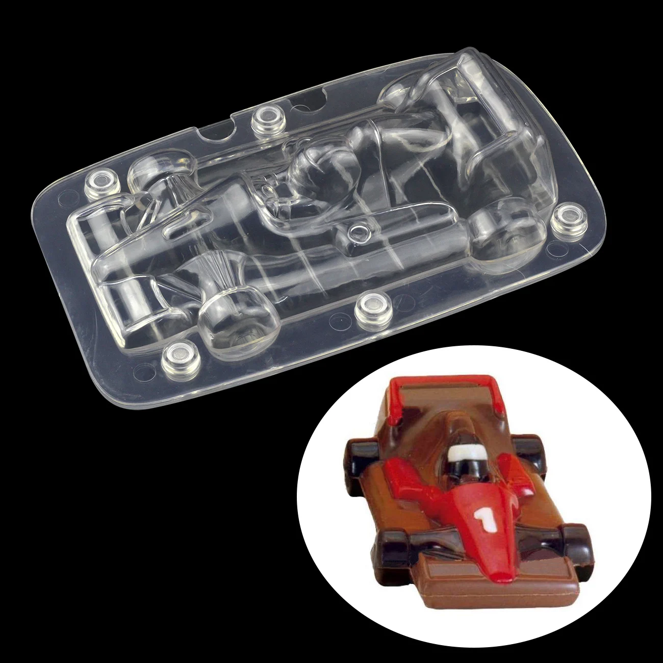 3D Chocolate car mold 22CM F1 cake decoration baking candy mould polycarbonate chocolate mold with magnet 
3D Chocolate car mold 22CM F1 cake decoration baking candy mould polycarbonate chocolate mold with magnet