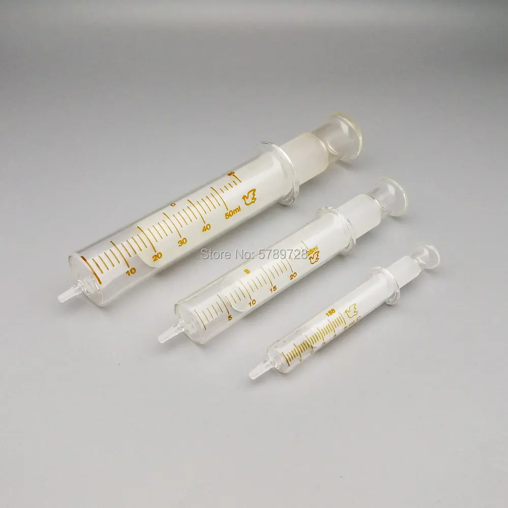 All size 1ml to 100ml Lab Disposable Glass Syringes Glass Sample Extractor Lab Glassware Glass Injector
All size 1ml to 100ml Lab Disposable Glass Syringes Glass Sample Extractor Lab Glassware Glass Injector