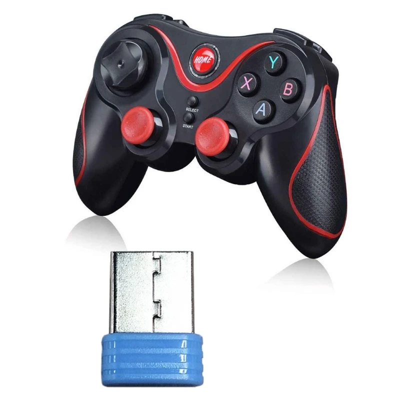 Adapter USB Receiver Bluetooth Wireless Gamepad Console Dongle For T3 / NEW S5 (Red) Game Controller
Adapter USB Receiver Bluetooth Wireless Gamepad Console Dongle For T3 / NEW S5 (Red) Game Controller
