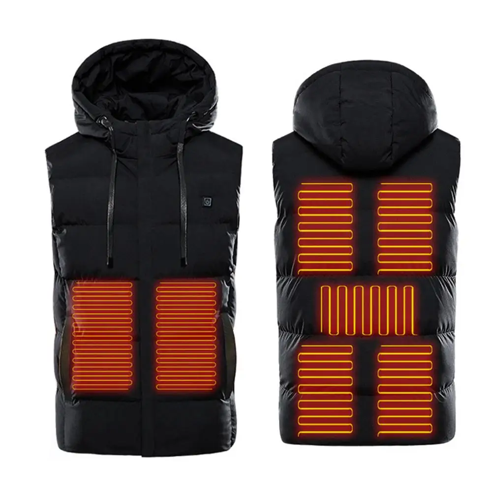 7 Area Heating Vest USB Charging Jacket Electric Flexible Thermal Smart Heated Vest Winter Warm Jacket for Men Outdoor Accessori
7 Area Heating Vest USB Charging Jacket Electric Flexible Thermal Smart Heated Vest Winter Warm Jacket for Men Outdoor Accessori