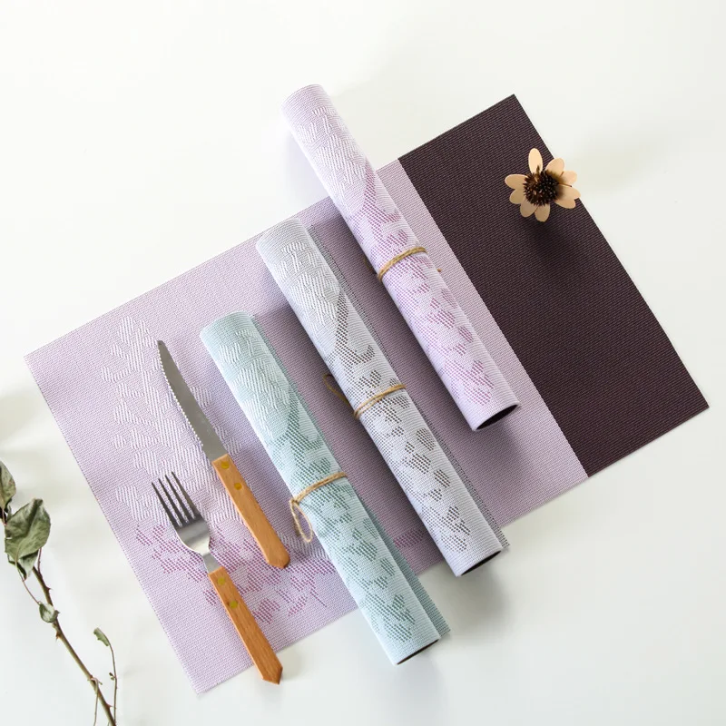 1pcs Europe Style PVC Dining Mat Kitchen Accessories Stripe Rectangle Placemats For Table 30*45cm Non-slip CD7
1pcs Europe Style PVC Dining Mat Kitchen Accessories Stripe Rectangle Placemats For Table 30*45cm Non-slip CD7