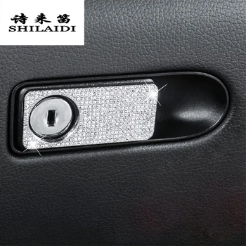 Car Styling Interior Toolbox Handle sticker Diamond Trim frame Cover sequins For Mercedes Benz C Class W205 GLC X253 Accessories
Car Styling Interior Toolbox Handle sticker Diamond Trim frame Cover sequins For Mercedes Benz C Class W205 GLC X253 Accessories