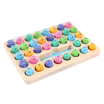 Wooden Magnetic ABC Alphabet Fishing Game Montessori Letters Cognition With 2 Pole Toddler Kids Preschool Fun Home Color Sorting 
Wooden Magnetic ABC Alphabet Fishing Game Montessori Letters Cognition With 2 Pole Toddler Kids Preschool Fun Home Color Sorting