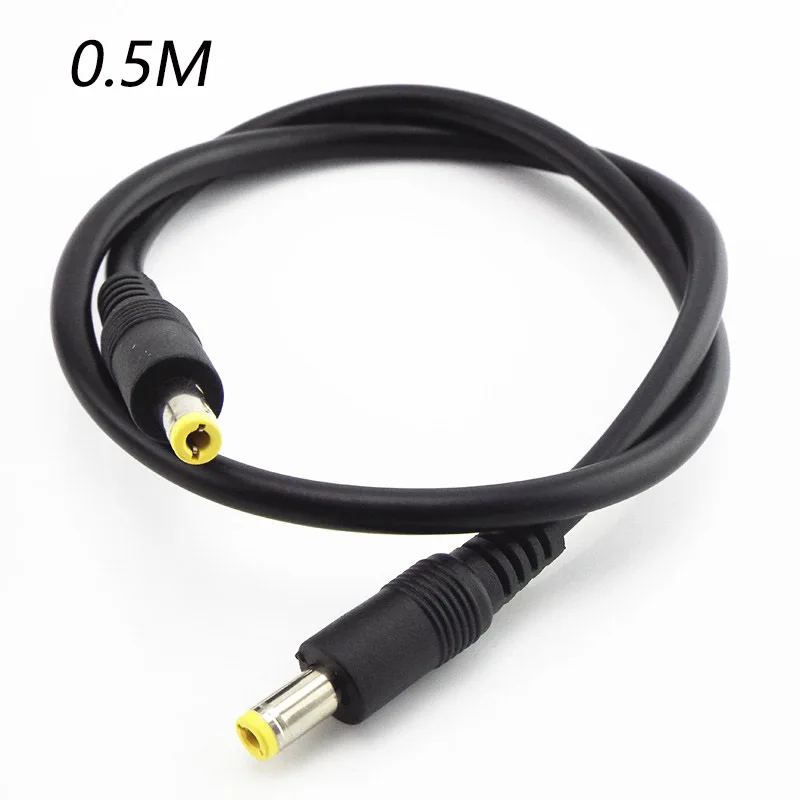 Description Picture 3 of item12V Male To Male Power DC Power Cord Adapter Extension Cable 0.5m 1.5m 3m CCTV Camera Extend Wire 5.5*2.5mm Plug Supply