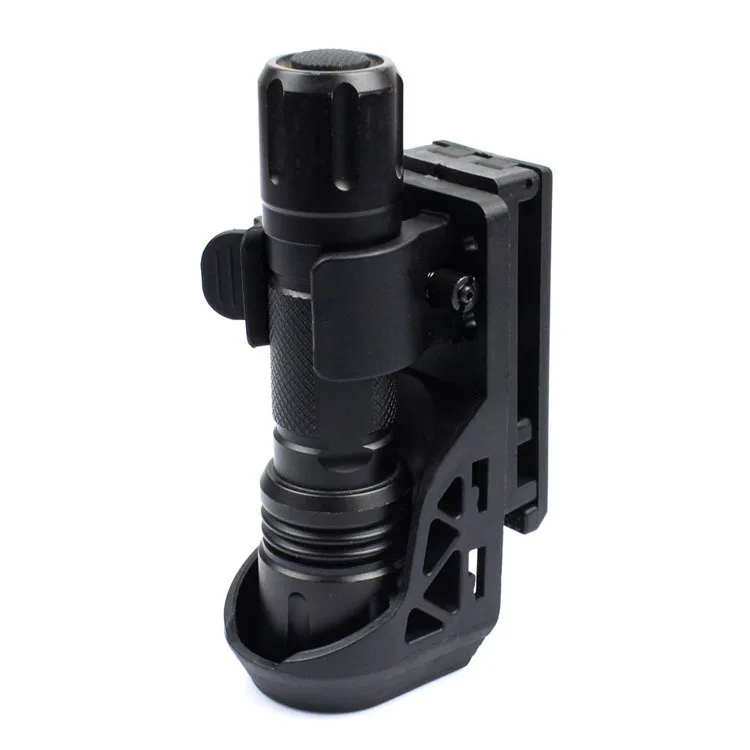 360 Degrees Tactical Flashlight Holster with Lever Side Lock System Hunting Accessories
360 Degrees Tactical Flashlight Holster with Lever Side Lock System Hunting Accessories