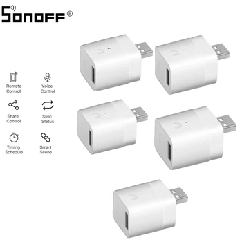 SONOFF Micro 5V Wireless USB Smart Adaptor Wifi Mini USB Power Adaptor Switch Works EWeLink APP Alexa Google Home 5pcs
SONOFF Micro 5V Wireless USB Smart Adaptor Wifi Mini USB Power Adaptor Switch Works EWeLink APP Alexa Google Home 5pcs