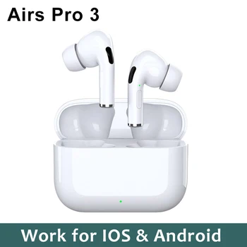 Airpodding Pro 3 TWS Headphones Wireless Bluetooth Earphone with Charging Box Handsfree Stereo Sports Earbuds Headset PK i7s i9s
Airpodding Pro 3 TWS Headphones Wireless Bluetooth Earphone with Charging Box Handsfree Stereo Sports Earbuds Headset PK i7s i9s