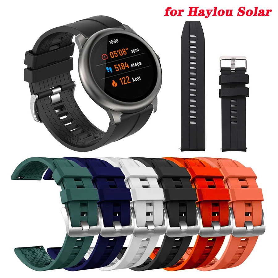 For Haylou Solar Replacement Band Accessories Watch Band for Haylou Solar LS05 Smart Watch Silicone Sport Wrist Strap Bracelet
For Haylou Solar Replacement Band Accessories Watch Band for Haylou Solar LS05 Smart Watch Silicone Sport Wrist Strap Bracelet