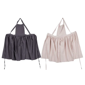 2Pcs Aprons Simple Washed Cotton Uniform Adult Aprons for Woman Lady'S Kitchen Cooking Gardening Coffee Shop - Charcoal Grey & O
2Pcs Aprons Simple Washed Cotton Uniform Adult Aprons for Woman Lady'S Kitchen Cooking Gardening Coffee Shop - Charcoal Grey & O