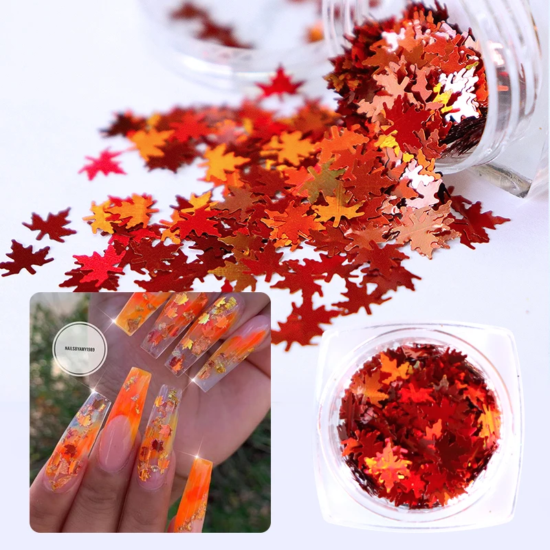 Holographic Multicolor Sequins Chameleon Nail Art Glitter Flakes Butterfly Shape Design Laser Maple Leaf Decorations Manicure
Holographic Multicolor Sequins Chameleon Nail Art Glitter Flakes Butterfly Shape Design Laser Maple Leaf Decorations Manicure