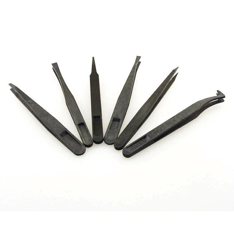 1 PC Beauty Plastic Antistatic Straight Curved Anti-static Conductive Tweezer Clip Make Up Tools Useful Carbon Fiber Tweezers
1 PC Beauty Plastic Antistatic Straight Curved Anti-static Conductive Tweezer Clip Make Up Tools Useful Carbon Fiber Tweezers