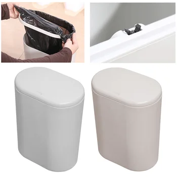 Trash Bin with Cover Press-button Trash Can Household Waste Container Plastic Garbage Can Rubbish Bin (Random Color)
Trash Bin with Cover Press-button Trash Can Household Waste Container Plastic Garbage Can Rubbish Bin (Random Color)