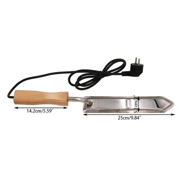 Electric Honey Knife Bee Beekeeping Equipment Cutting Knife Heating Handle Wooden Tools Stainless Steel Scraper AU Plug #
Electric Honey Knife Bee Beekeeping Equipment Cutting Knife Heating Handle Wooden Tools Stainless Steel Scraper AU Plug #