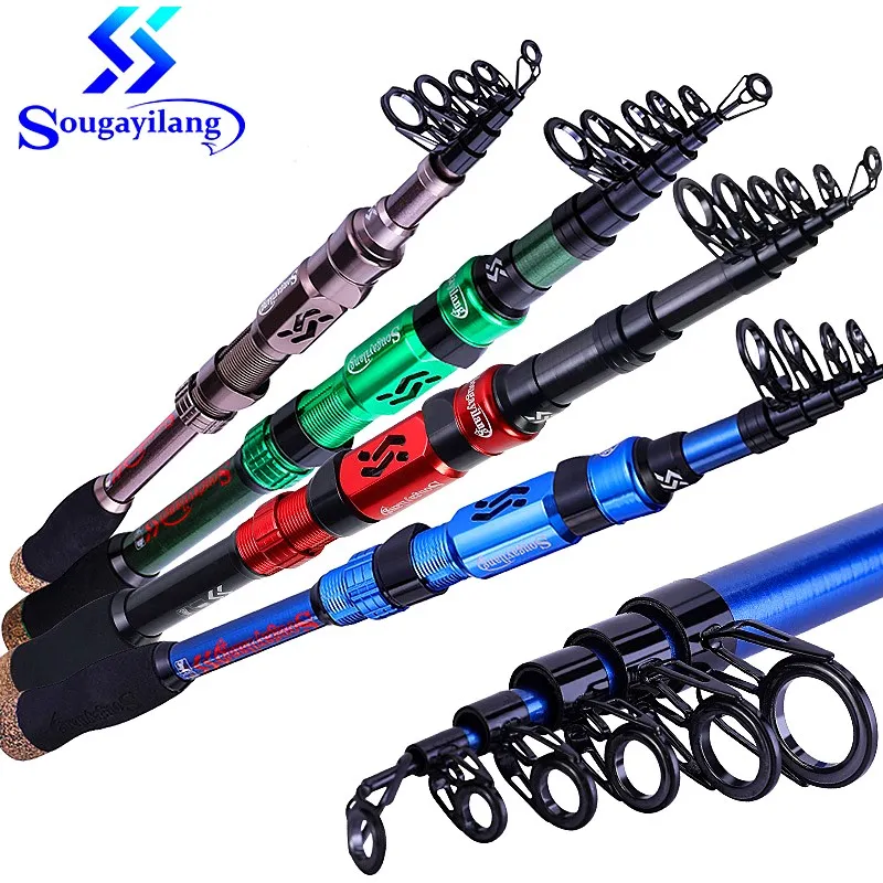 Sougayilang Portable 1.8-3.0m Telescopic Fishing Rods Spinning UltraLight Carbon Fiber Carp Fishing Rod Travel Fishing Tackle
Sougayilang Portable 1.8-3.0m Telescopic Fishing Rods Spinning UltraLight Carbon Fiber Carp Fishing Rod Travel Fishing Tackle