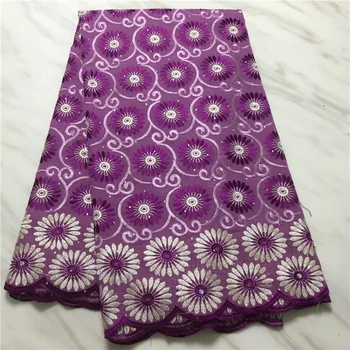 High Quality Nigerian purple Voile Lace Fabric Latest French Sequin Swiss Lace Fabric African Guipure For Wedding Every Dress
High Quality Nigerian purple Voile Lace Fabric Latest French Sequin Swiss Lace Fabric African Guipure For Wedding Every Dress