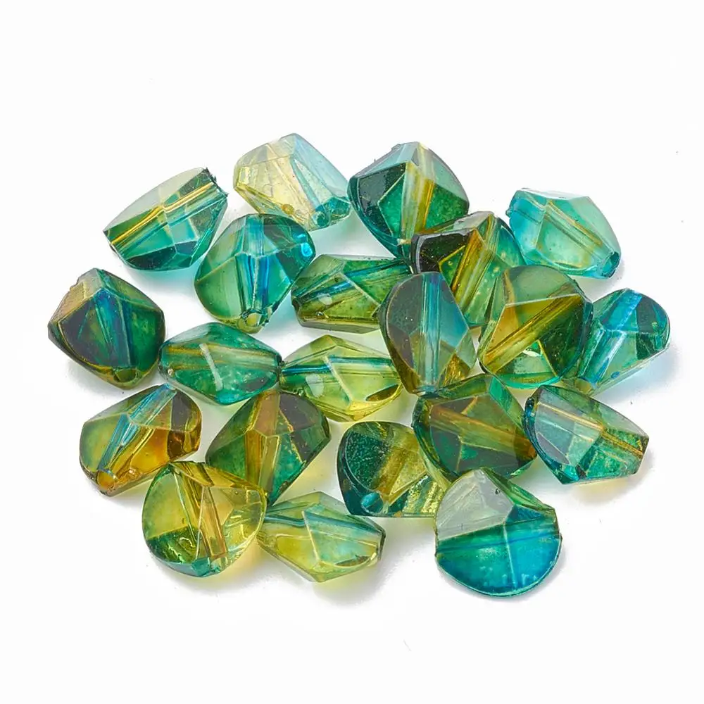 Transparent Spray Painted Acrylic Crystal Beads for Jewellery Making DIY ,OliveDrab Polygon Two Tone 9x9.5x5.5mm,Hole: 1mm
Transparent Spray Painted Acrylic Crystal Beads for Jewellery Making DIY ,OliveDrab Polygon Two Tone 9x9.5x5.5mm,Hole: 1mm