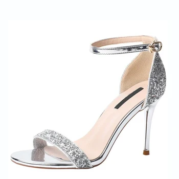 2020 summer new with high heels women stiletto heel sandals women cinderella shoes women chaussure cendrillon femme Large size
2020 summer new with high heels women stiletto heel sandals women cinderella shoes women chaussure cendrillon femme Large size