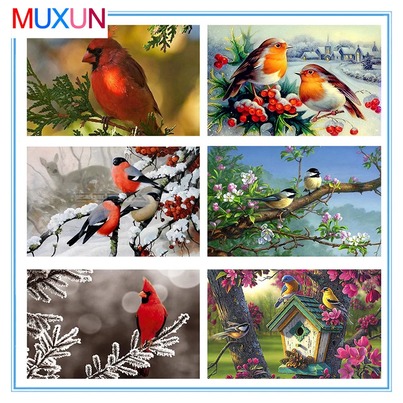 Muxun Diy Diamond Embroidery Bird Branches Snow Tree Landscape Diamond Painting Full Drill Cross Stitch Mosaic Decoration Ep237
Muxun Diy Diamond Embroidery Bird Branches Snow Tree Landscape Diamond Painting Full Drill Cross Stitch Mosaic Decoration Ep237