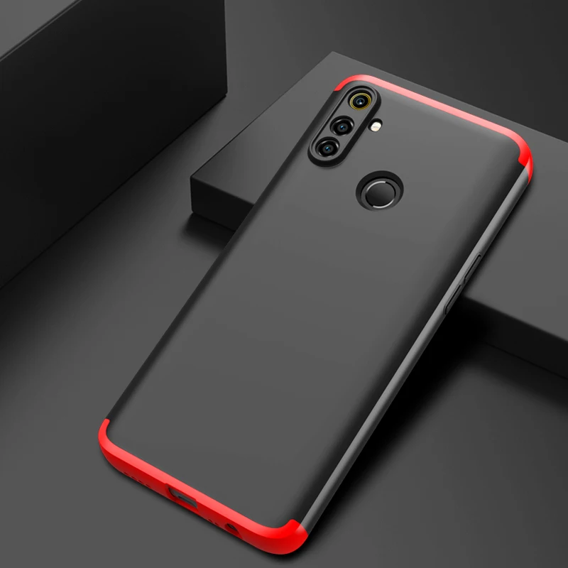 Чехол GKK для OPPO Realme 5 6 Pro C3 6i с полной защитой противоударный Матовый Жесткий чехол