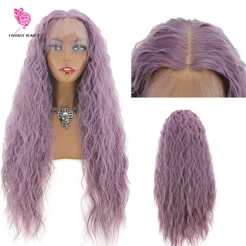 Fashion Curly 13x6 Synthetic Lace Front Wig for Woman 26in Free Part Natural Hairline Wigs for Cos Party Daily Wear
Fashion Curly 13x6 Synthetic Lace Front Wig for Woman 26in Free Part Natural Hairline Wigs for Cos Party Daily Wear