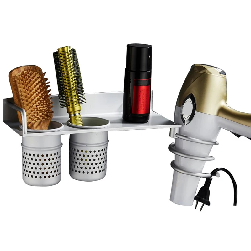 Bathroom Wall Mount Hanging Storage Rack with 360 Degree Rotation Towel Holder Hair Dryer Holder Toothpaste Sundries Organizer
Bathroom Wall Mount Hanging Storage Rack with 360 Degree Rotation Towel Holder Hair Dryer Holder Toothpaste Sundries Organizer