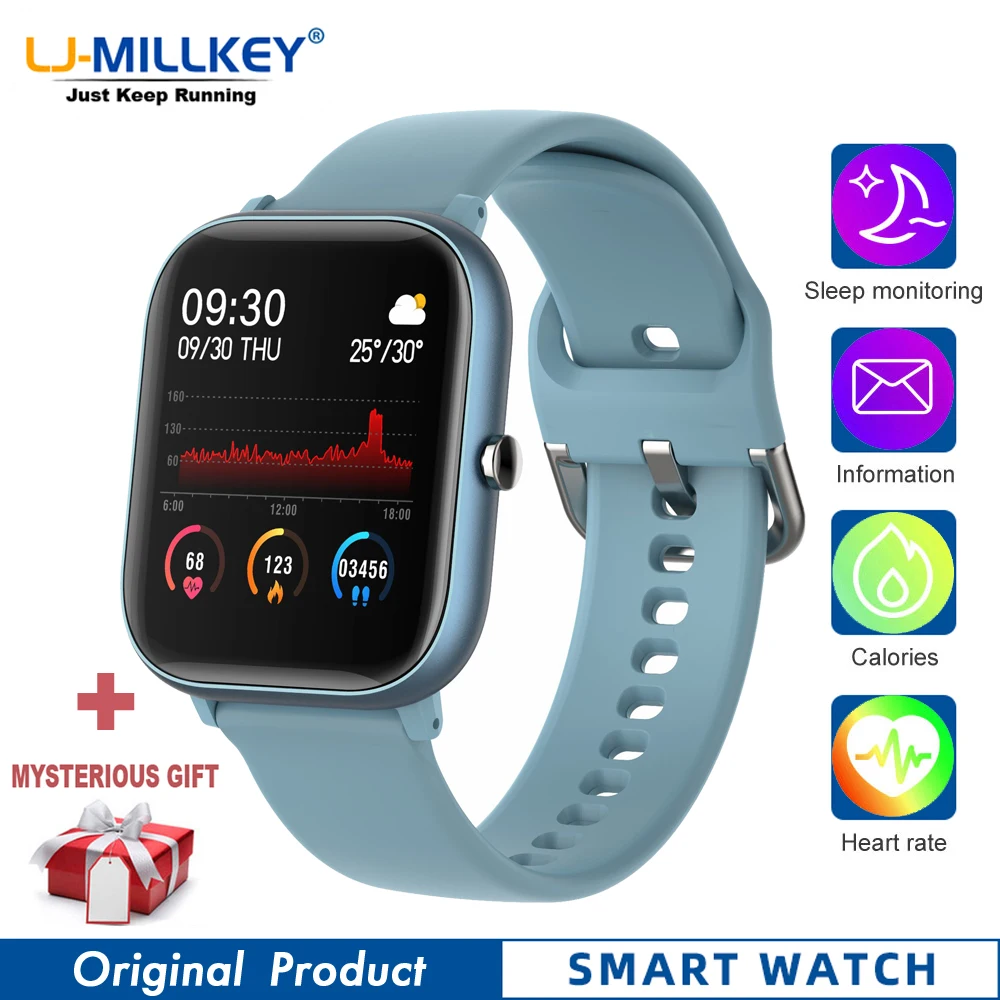 smart watch android iOS smartwatch men smart bracelet women wristbands Fitness Tracker Full Touch Square Screen Passometer
smart watch android iOS smartwatch men smart bracelet women wristbands Fitness Tracker Full Touch Square Screen Passometer