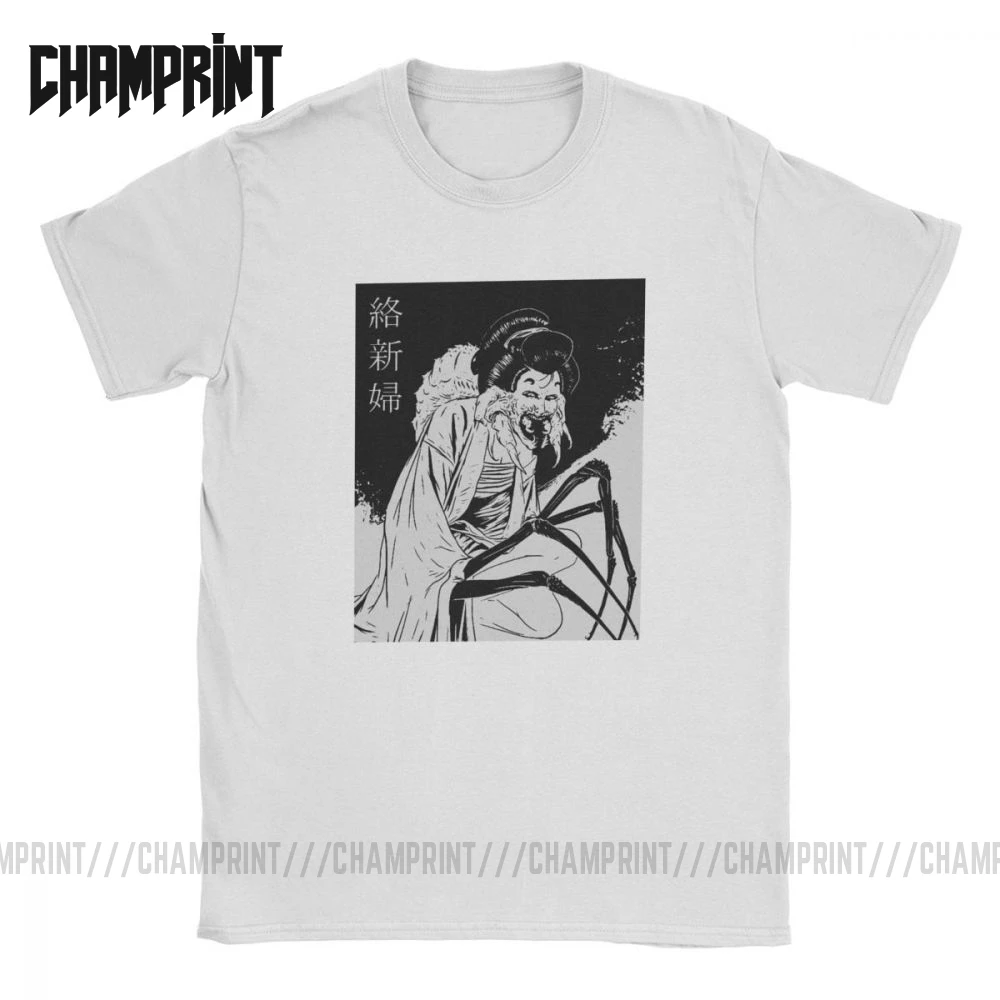 Мужская футболка с коротким рукавом Geisha Black Junji Ito хлопковые футболки в стиле