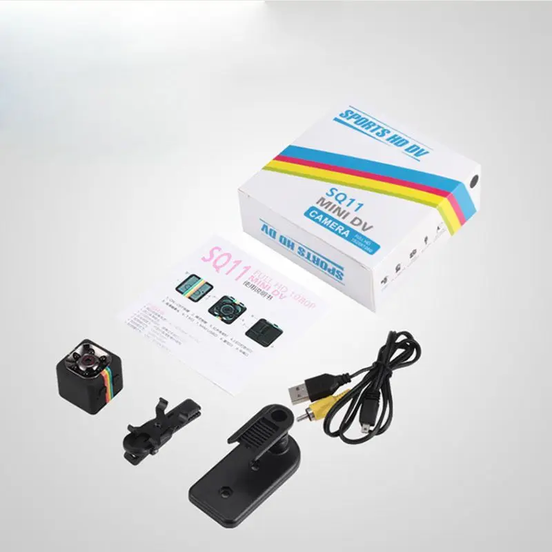 SQ11 Mini Camera 1080P Small Cam Sensor Night Vision Camcorder Micro Video DVR DV Motion Recorder
SQ11 Mini Camera 1080P Small Cam Sensor Night Vision Camcorder Micro Video DVR DV Motion Recorder