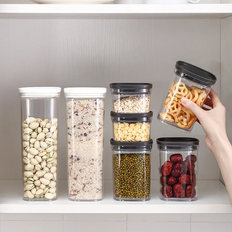 Dry Food Storage Box Food Containers Transparent Stackable Kitchen Spaghetti Noodles Sealed Tank Cans Organizers Bottles
Dry Food Storage Box Food Containers Transparent Stackable Kitchen Spaghetti Noodles Sealed Tank Cans Organizers Bottles