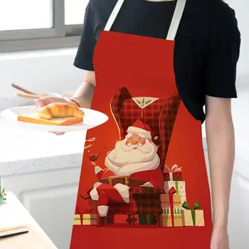 Christmas Series Apron Creative Elk Santa Claus Polyester Apron Home Cleaning Apron
Christmas Series Apron Creative Elk Santa Claus Polyester Apron Home Cleaning Apron