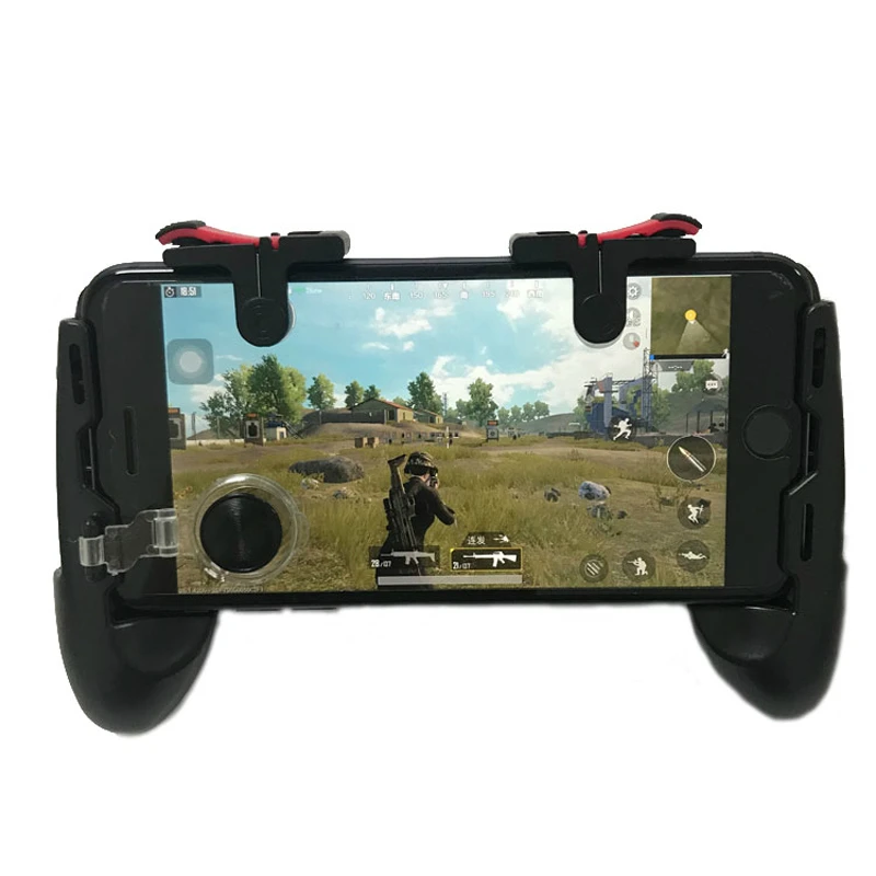 Mobile Gamepad Pubg Controller for Phone L1R1 Grip with Joystick / Trigger L1r1 Pubg Fire Buttons for IPhone Android IOS
Mobile Gamepad Pubg Controller for Phone L1R1 Grip with Joystick / Trigger L1r1 Pubg Fire Buttons for IPhone Android IOS