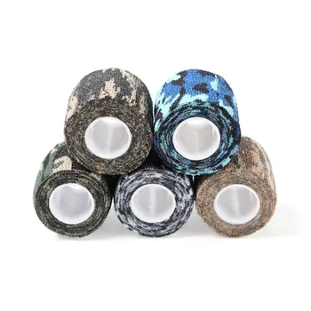5 Roll Camouflage Tape Cling Scope Wrap Military Camo Stretch Bandage Gun Rifle Shotgun Camping Hunting Self-Adhesive 
5 Roll Camouflage Tape Cling Scope Wrap Military Camo Stretch Bandage Gun Rifle Shotgun Camping Hunting Self-Adhesive