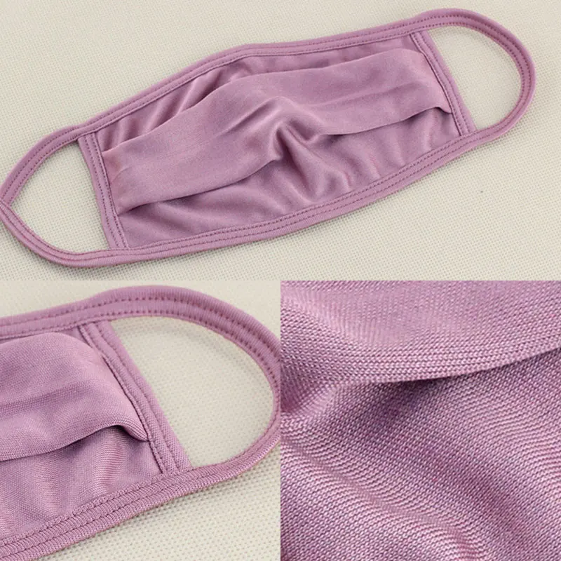 1PC Summer Mask Windproof Mouth Face Mask Sunscreen Masks Women Men Silk k-pop Mouth-Muffle Face Mouth Masks