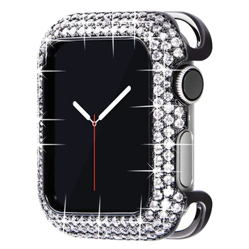 44mm Bling Case for Apple Watch 6 SE 5 4 3 Bezel Cover 40mm 38mm Metal Jewelry Protective Diamond Bumper Women Girl Accessories
44mm Bling Case for Apple Watch 6 SE 5 4 3 Bezel Cover 40mm 38mm Metal Jewelry Protective Diamond Bumper Women Girl Accessories
