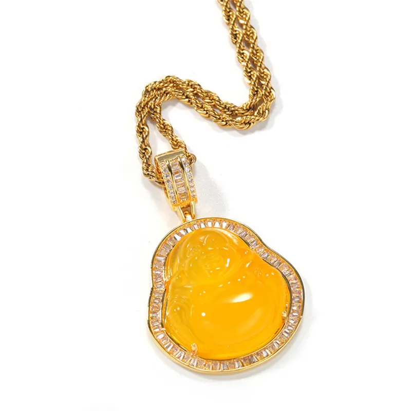 UWIN Buddha Pendant Necklaces For Women Gold Silver Color Colored Gem Necklace Fashion Jewelry New Style Drop Shipping UWIN Buddha Pendant Necklaces For Women Gold Silver Color Colored Gem Necklace Fashion Jewelry New Style Drop Shipping