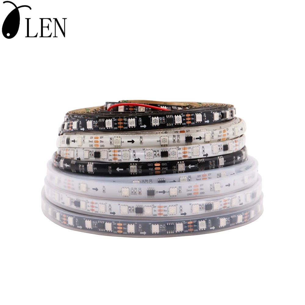 WS2811 RGB Led Strip Light 5050 SMD Addressable 30 48 60 LEDs/Pixles/m External 1 IC Control 3 Leds Tape DC12V
WS2811 RGB Led Strip Light 5050 SMD Addressable 30 48 60 LEDs/Pixles/m External 1 IC Control 3 Leds Tape DC12V