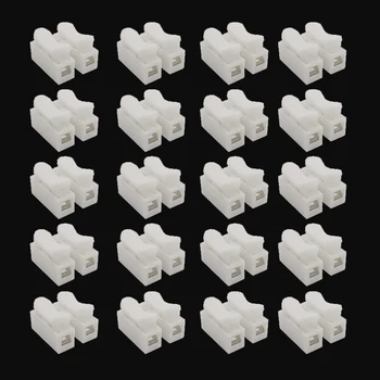100pcs 2 Pin Electrical Cable Connectors CH2 Quick Splice Lock Wire Terminal Barrier Block CH2 Spring Wire Connectors
100pcs 2 Pin Electrical Cable Connectors CH2 Quick Splice Lock Wire Terminal Barrier Block CH2 Spring Wire Connectors