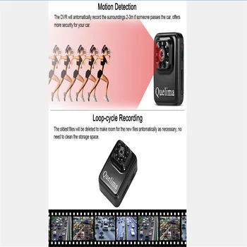 1080P FHD Car Driving Recorder DVR 120 degree FOV Dashboard Camera with Loop Recording & Motion Detection for Cars
1080P FHD Car Driving Recorder DVR 120 degree FOV Dashboard Camera with Loop Recording & Motion Detection for Cars