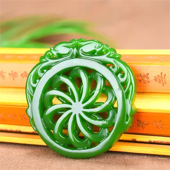 NATURAL GREEN JADE DRAGON WINDMILL PENDANT CHINESE NECKLACE DOUBLE-SIDED HOLLOW OUT CARVED CHARM JEWELLERY FASHION AMULET GIFTS
NATURAL GREEN JADE DRAGON WINDMILL PENDANT CHINESE NECKLACE DOUBLE-SIDED HOLLOW OUT CARVED CHARM JEWELLERY FASHION AMULET GIFTS
