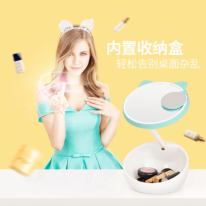 Da tou ren Cute Pet hua zhuang jing deng Creative Makeup Mirror Lamp Night Light Storage Lamp Touch Gift Send Best Friend
Da tou ren Cute Pet hua zhuang jing deng Creative Makeup Mirror Lamp Night Light Storage Lamp Touch Gift Send Best Friend
