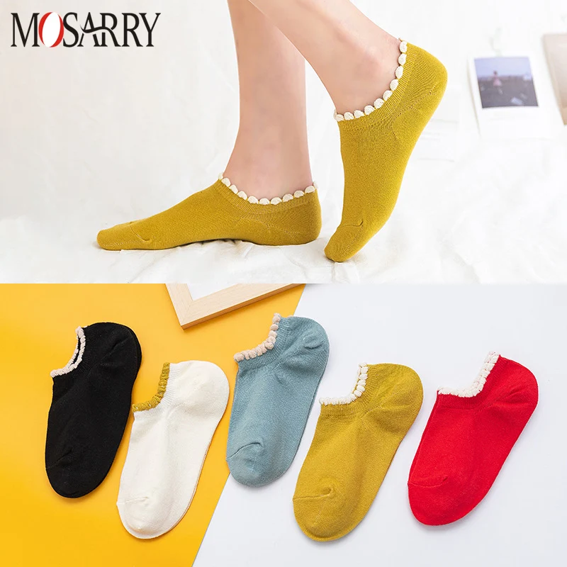 3 Pairs/Set Summer Women Invisible Socks Cotton Solid Lace Solid Fashion Thin Breathable Low Cut Female Socks
3 Pairs/Set Summer Women Invisible Socks Cotton Solid Lace Solid Fashion Thin Breathable Low Cut Female Socks