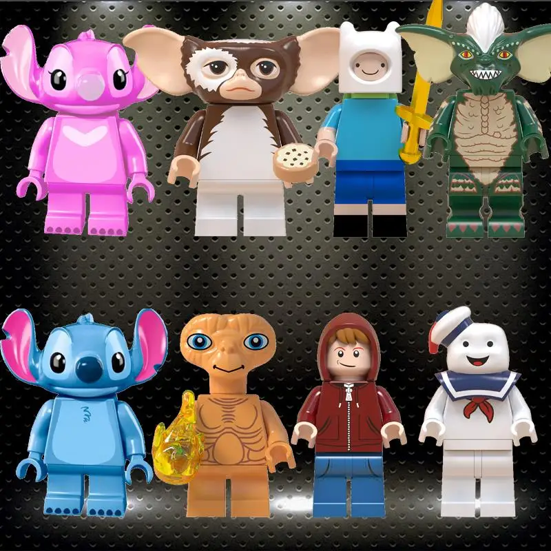 legoed Stitch ET Elliott Angie Gizmo Stay Puft Finn Stripe Building Blocks minifigured Toys for Children Gift Gremlins WM6049
legoed Stitch ET Elliott Angie Gizmo Stay Puft Finn Stripe Building Blocks minifigured Toys for Children Gift Gremlins WM6049