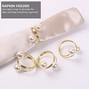 2Pcs Pearl Napkin Ring Napkin Buckles Napkin Circle Holder Christmas Dinner Banquet Wedding Party Table Decoration
2Pcs Pearl Napkin Ring Napkin Buckles Napkin Circle Holder Christmas Dinner Banquet Wedding Party Table Decoration