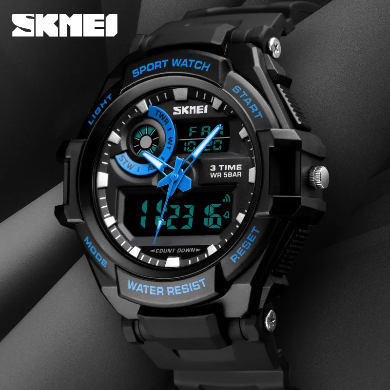 SKMEI Brand Wrist Watch Men Watches Military Army Sport Waterproof Wristwatch Dual Display Male Watch For Men Clock Outdoor Hour
SKMEI Brand Wrist Watch Men Watches Military Army Sport Waterproof Wristwatch Dual Display Male Watch For Men Clock Outdoor Hour