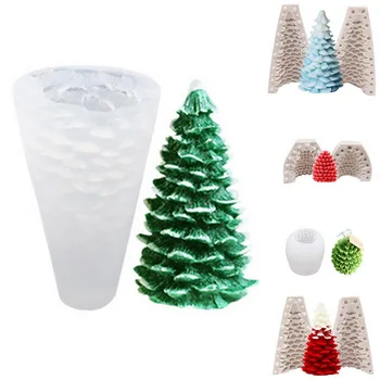 3D Christmas Tree Candle Soap Making Mold Silicone Cake Chocolate Baking Mould
3D Christmas Tree Candle Soap Making Mold Silicone Cake Chocolate Baking Mould