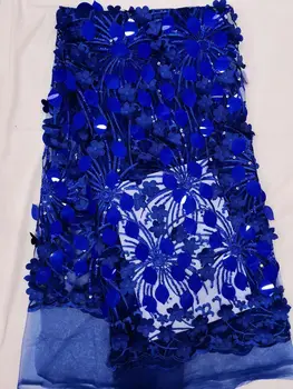 Newest Royal Blue African Lace Fabric With Sequins 3d lace fabric 2019 High Quality Bridal For Nigerian Lace FJ32701 
Newest Royal Blue African Lace Fabric With Sequins 3d lace fabric 2019 High Quality Bridal For Nigerian Lace FJ32701