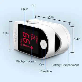 Finger Oximeter Fingertip Pulsoximeter Medical Equipment Full Screen Heart Rate Spo2 PR Pulse Oximeter
Finger Oximeter Fingertip Pulsoximeter Medical Equipment Full Screen Heart Rate Spo2 PR Pulse Oximeter
