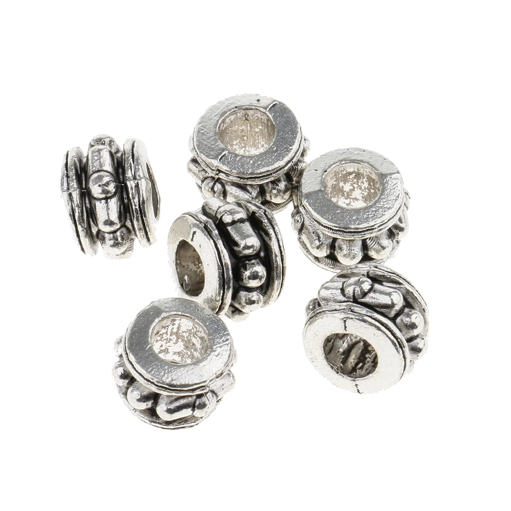 20 Pcs/Pack Hair Tube Beads Dreadlocks for Beards & Hair, Great for Jewelry Making And Hair/ Beards Decoration, Tibetan Silver 20 Pcs/Pack Hair Tube Beads Dreadlocks for Beards & Hair, Great for Jewelry Making And Hair/ Beards Decoration, Tibetan Silver
