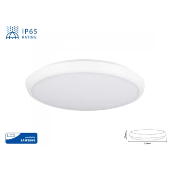 V-TAC LP0820N Led ceiling lamp ceiling or wall 4000K 12W IP65 also external diameter 270mm SKU-820
V-TAC LP0820N Led ceiling lamp ceiling or wall 4000K 12W IP65 also external diameter 270mm SKU-820