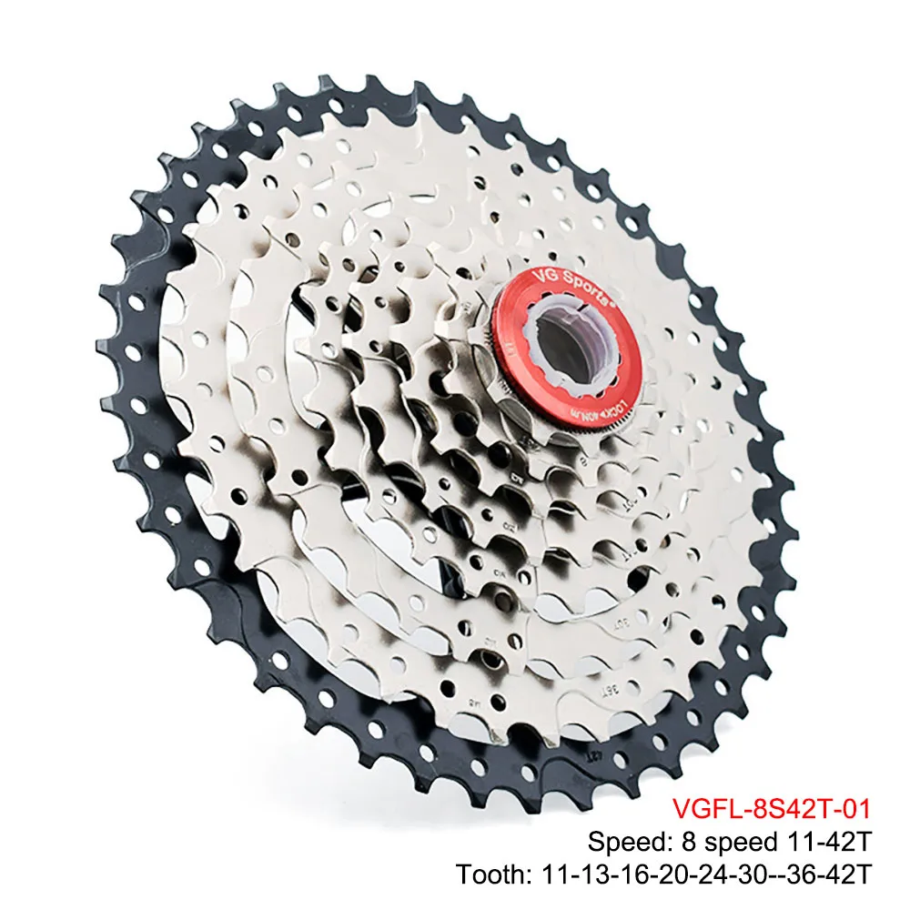 MTB велосипедная кассета 8 скоростей 11 42T горный велосипедный маховик аксессуары